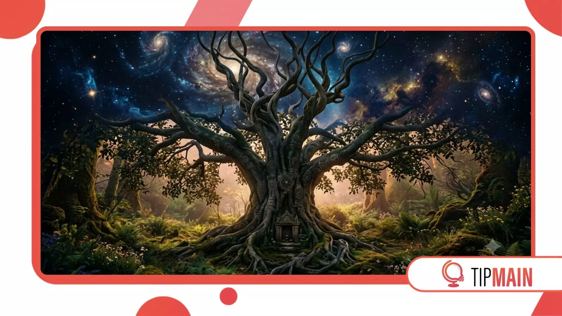 The Hidden Symbolism of Cosmic Trees in World Mythologies