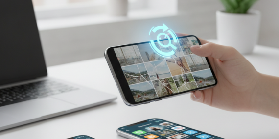 Recover photos using apps directly on your phone.