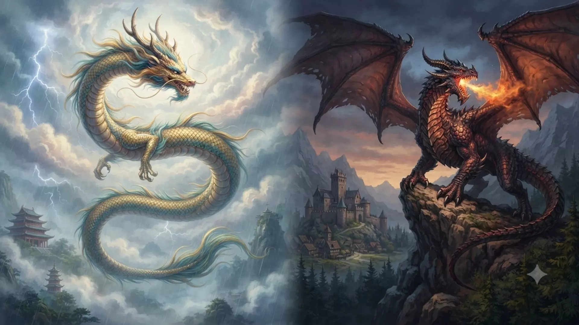 Why Dragons Evolved So Differently in Eastern and Western Mythology