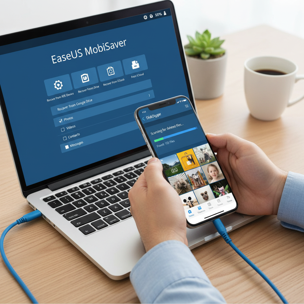 Easily recover deleted files with EaseUS MobiSaver